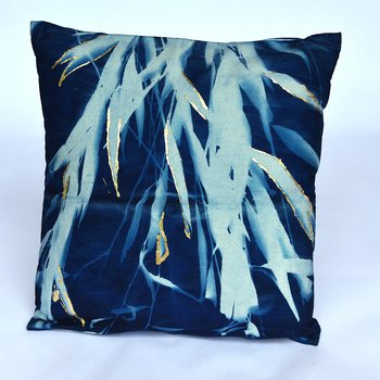 Place of Calm: Cyanotype Pillow
