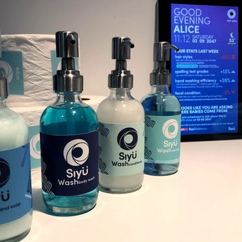 The Siyu Smart Bathroom with Artificial Intelligence: Siyu Wash soaps
