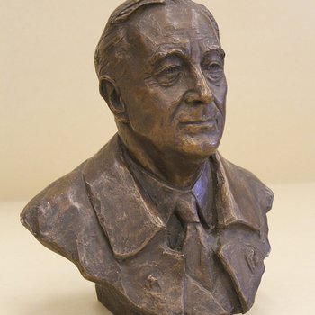 Bust of President Franklin Delano Roosevelt