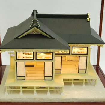 Miniature Japanese teahouse