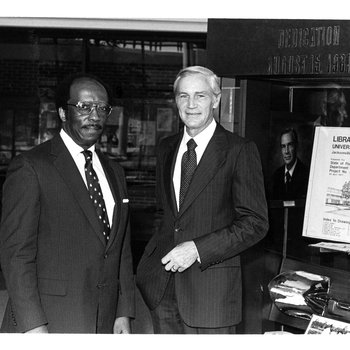 Presidents Thomas Carpenter and Andrew Robinson, 1981