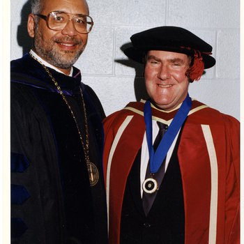 President Adam Herbert and Vice President of Academic Affairs Alan Ling, 1994