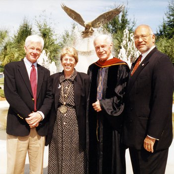 Presidents Curtis McCray, Anne Hopkins, Thomas Carpenter, and Adam Herbert, 1999