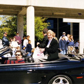 President Hopkins, 1999 Homecoming Parade