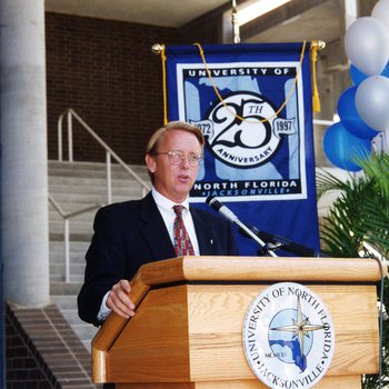 Mayor Delaney, UNF 25th Birthday Celebration, 1997