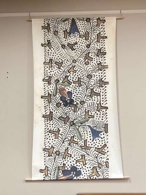 wall hanging using medieval fragment