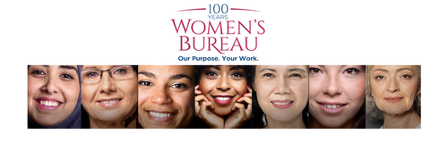 womens_bureau_banner features 7 women of varying age and ethnicity